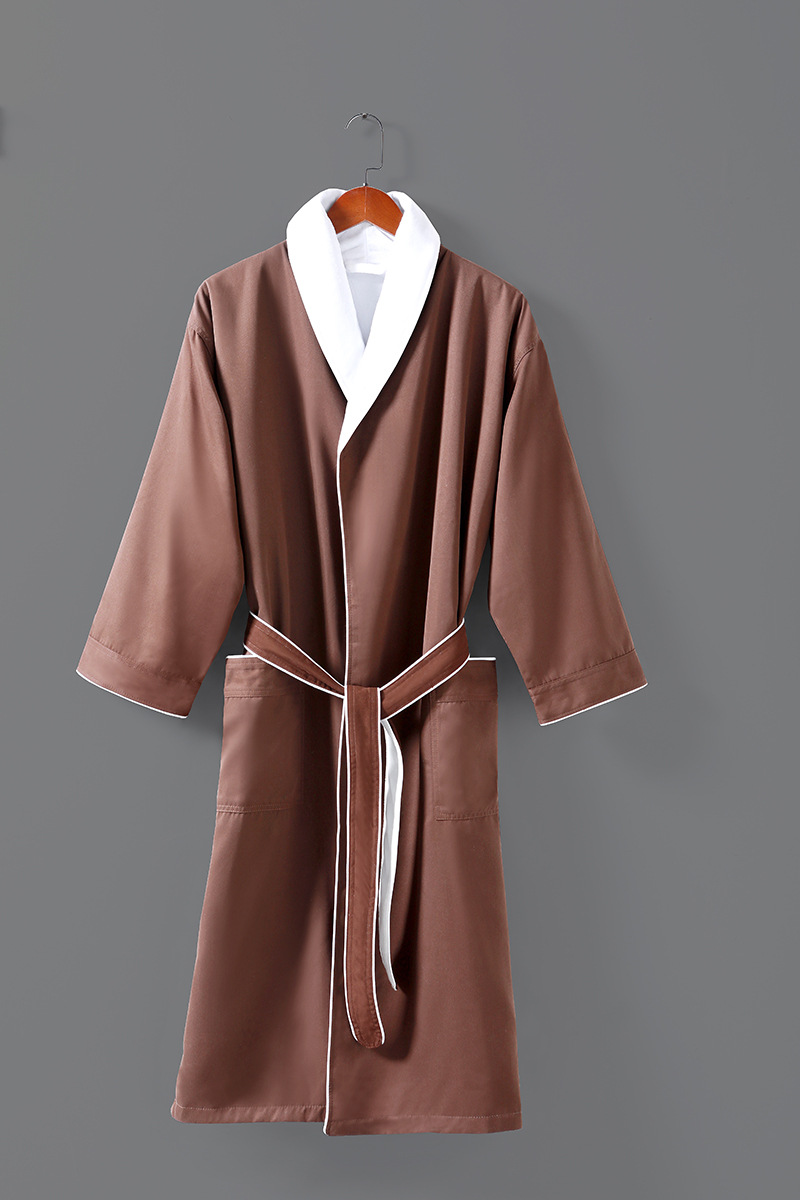 Luxury double layer bathrobes