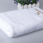 commercial 16s 1ply hotel towels with dobby border