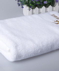 commercial 16s 1ply hotel towels with dobby border