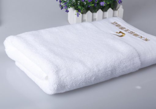 commercial 16s 1ply hotel towels with dobby border