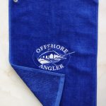 terry velour towels with embroidery