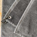 terry velour towels with embroidery