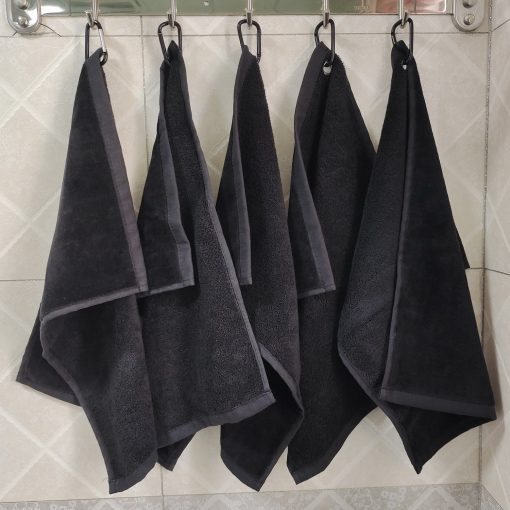 terry velour towels with embroidery