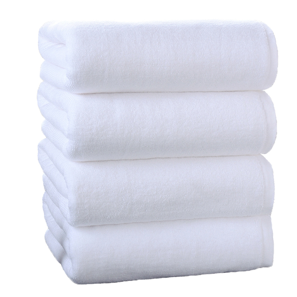 white bath towels for hotels, motels and resorts