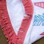 100% cotton round beach towels