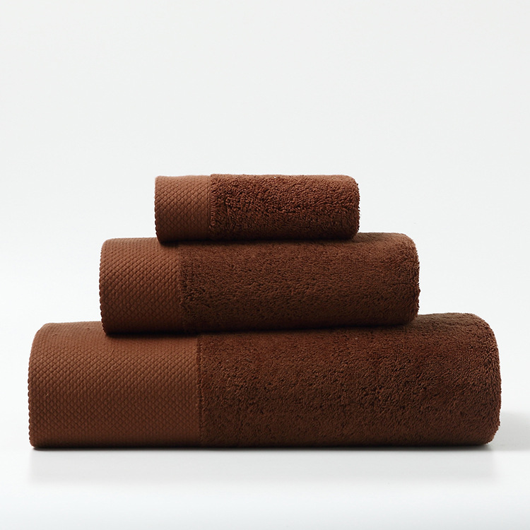 bordered towels
