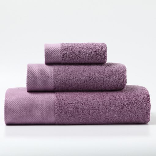 bordered towels