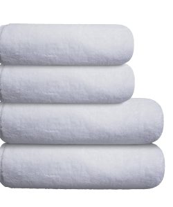 white bath towels for hotels, motels and resorts