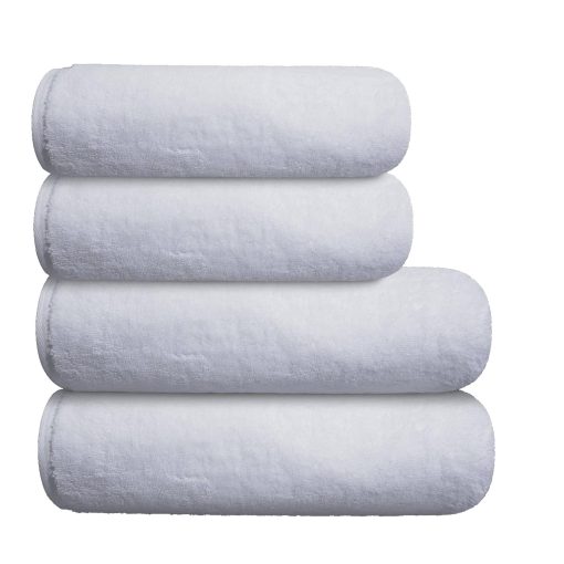 white bath towels for hotels, motels and resorts