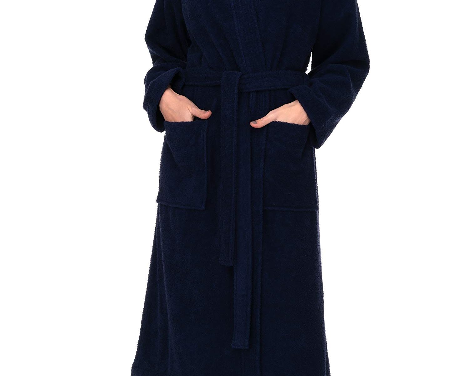 100% cotton terry towel bathrobe