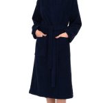 100% cotton terry towel bathrobe