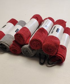 Custom-made private label microfiber towels with custom logo