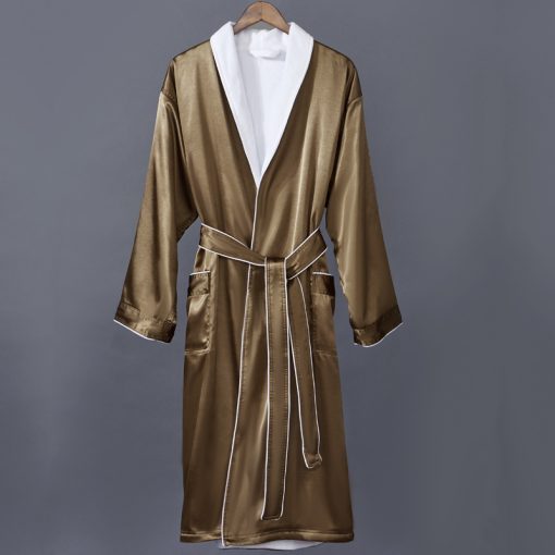 double layer bathrobe