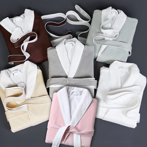 double layer bathrobe