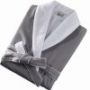 double layer bathrobe