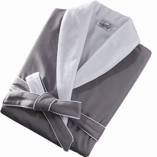 double layer bathrobe