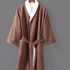 double layer bathrobe
